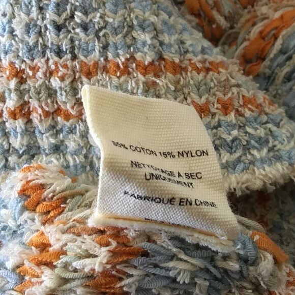 Ulla Johnson Arquette Fringed Striped Cotton-Blend Pullover Sweater in Bergamot - Picture 15 of 16